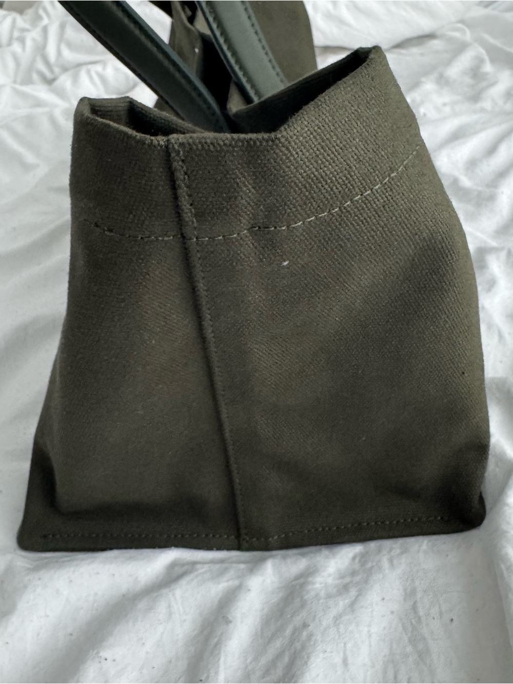 The Row Idaho canvas East-West tote in Khaki - Picture 4 of 8